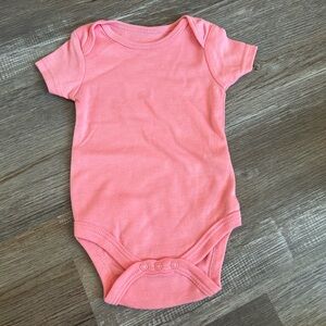 Chick Pea Bright Pink Snap Onesie